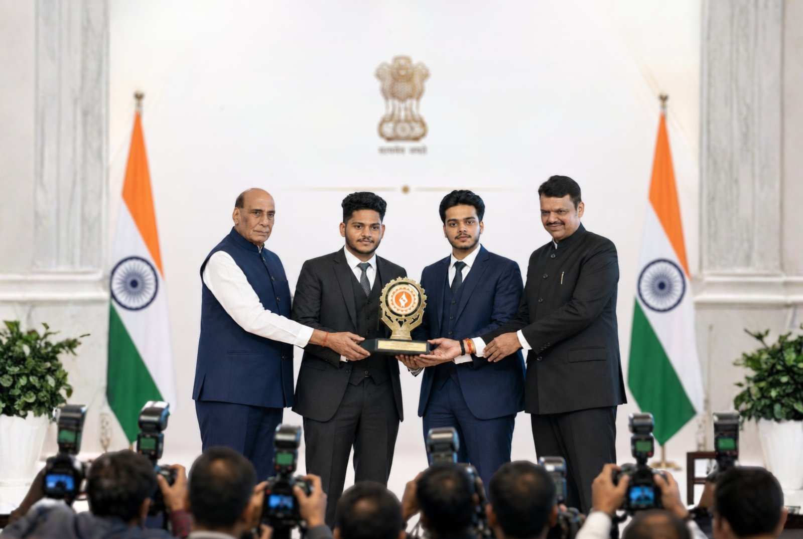 Formium Alliance receiving the Atmanirbhar Award 2025